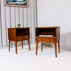 PARET SÄNGBORD, ART DECO, SVENSK MÖBELINDUSTRI