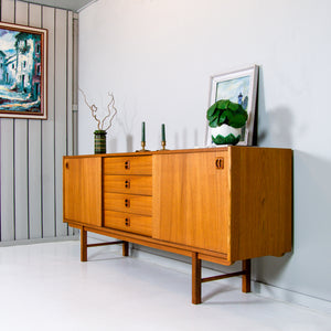 SIDEBOARD I TEAK, "KORSÖR", IKEA