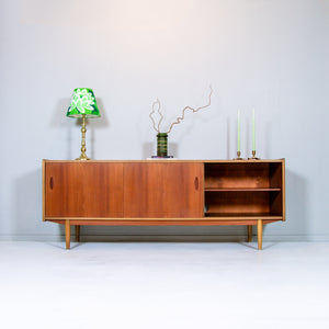 SIDEBOARD I TEAK, "TRIO", NILS JONSSON, BRA BOHAG, TROEDS