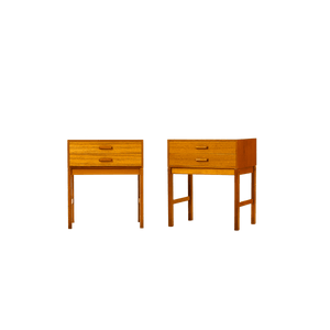 PARET SÄNGBORD I TEAK