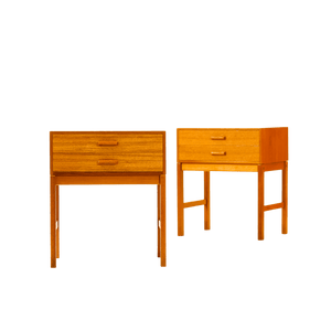 PARET SÄNGBORD I TEAK