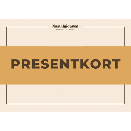 PRESENTKORT HOS NOSTALGIOASEN