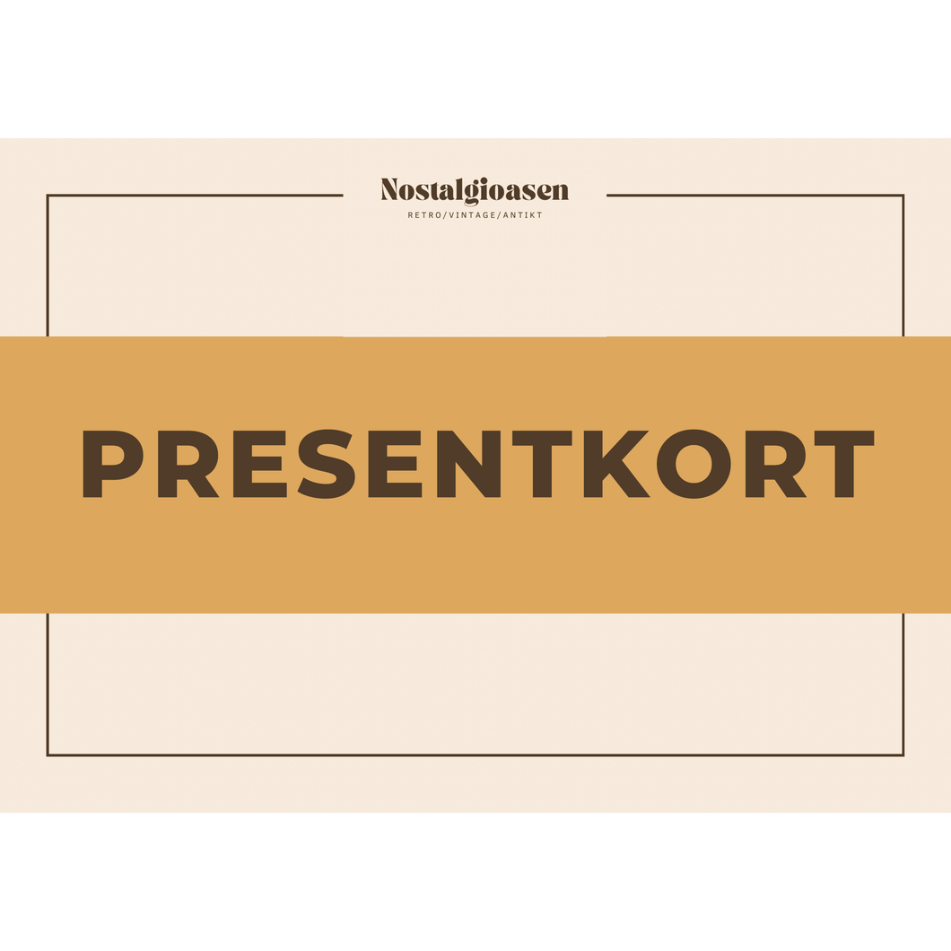 PRESENTKORT HOS NOSTALGIOASEN